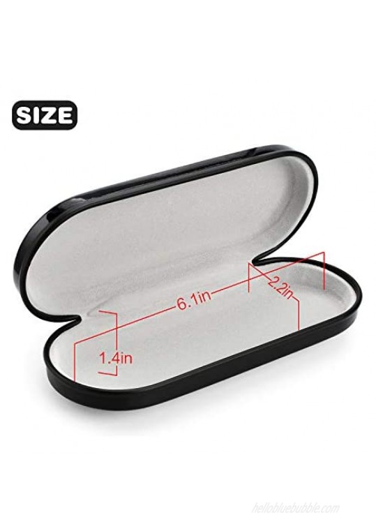 Vemiss Hard Shell Eyeglasses Case Bright Portable Case for Women Men
