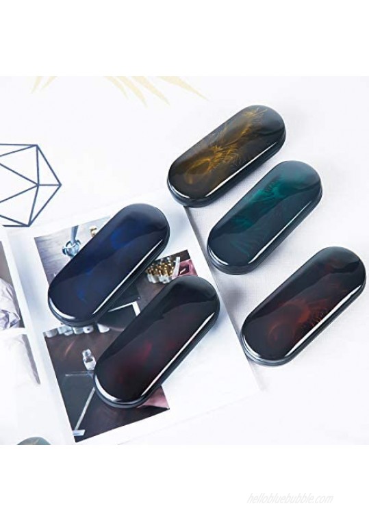 Vemiss Hard Shell Eyeglasses Case Bright Portable Case for Women Men