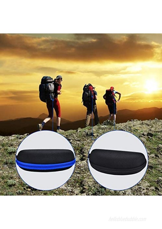 ZZ Sanity (3PCS) Portable Travel Zipper Sunglasses Hard Case Eyes Glasses Box Bag