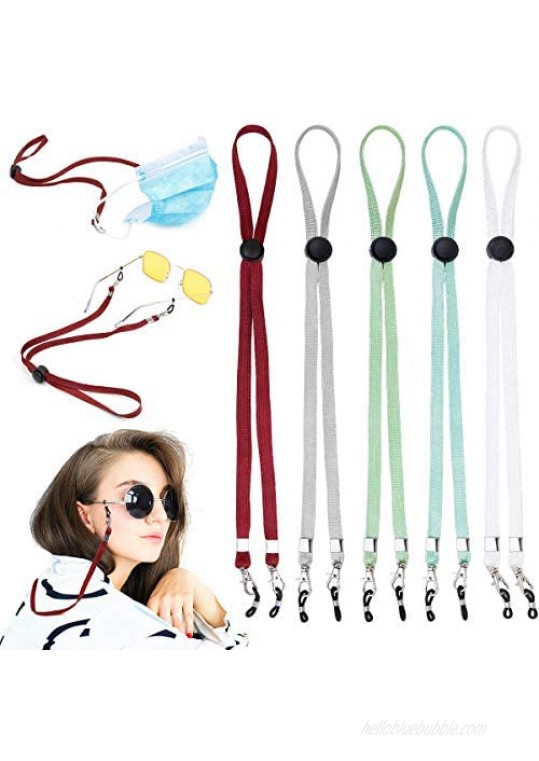 10 Pack Multifunction Mask Lanyard Glasses Chain Adjustable Length Strap Cord Necklace Suitable for women men chirdren elder