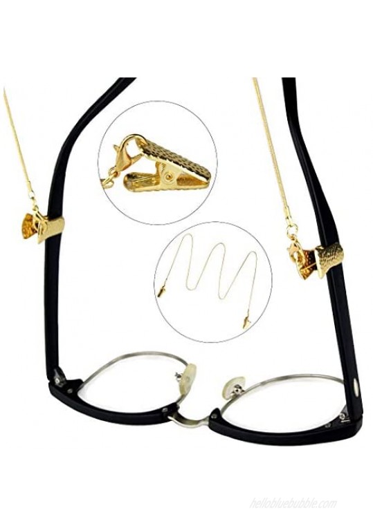 3pcs Eyeglass Chains for Women Eye Glasses Chain Holder for Chain Mask