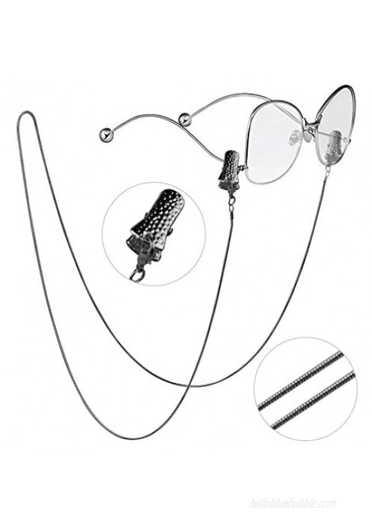 3pcs Eyeglass Chains for Women Eye Glasses Chain Holder for Chain Mask