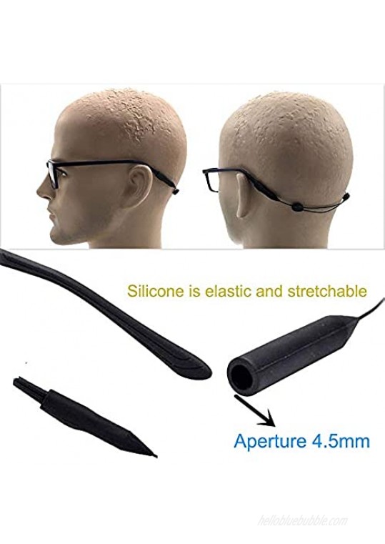 Adjustable no Tail Eyeglasses and Sunglasses Holder Strap Cord Eyeglass Retainer