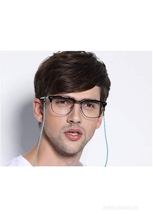 Eyeglasses Holder Strap Cord Tomorotec Eyeglass Retainer PREMIUM LEATHER