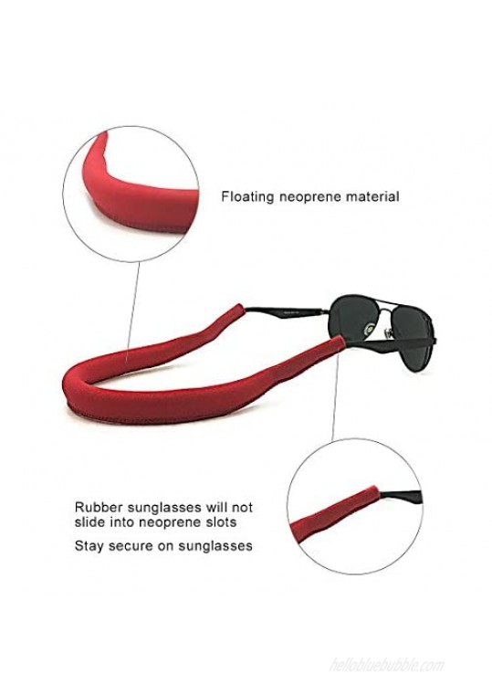 Floating Glasses Straps for Women Men Soft Safety Eyewear Retainers for Water Sports Fishing Biking Hiking