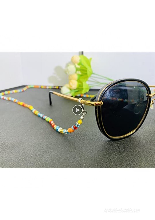 Mask Glasses Bead Lanyard Face Mask Chain Necklace Accessories Eyeglass Sunglass Holder Strap Colored Lanyard for women kids