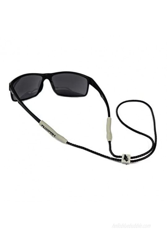 Pilotfish Premium Leather Eyewear Retainer Sunglass Strap - Multiple Color Options - Durable Leather Sunglass Chain Holder