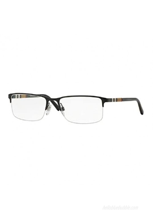 Burberry BE1282 Rectangle Eyeglasses For Men For Women +FREE Complimentary Eyewear Care Kit