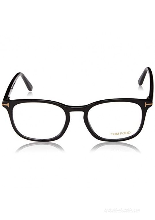 Eyeglasses Tom Ford FT 5505 001 Shiny Black Rose Goldt Logo 52-19-145