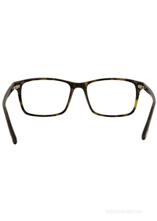Eyeglasses Tom Ford FT 5584 -B 052 Shiny Dark Havana Rose Goldt Logo/Blue