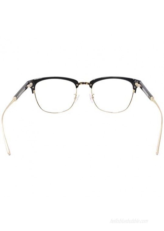 Eyeglasses Tom Ford FT 5590 -F-B 001 Shiny Black Rose Gold/Blue Block Lenses