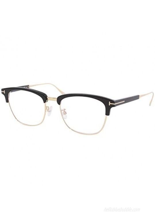 Eyeglasses Tom Ford FT 5590 -F-B 001 Shiny Black  Rose Gold/Blue Block Lenses