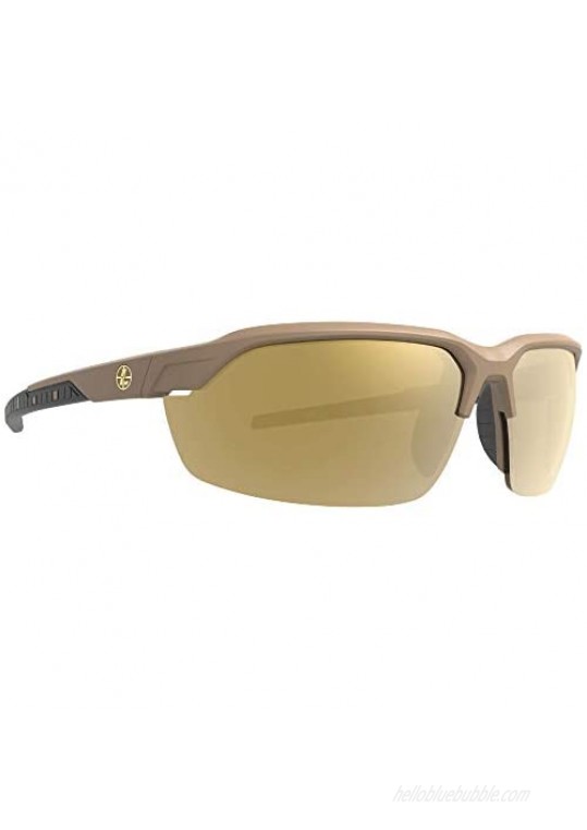 Leupold Tracer Performance Eyewear with Shadow Tan Frames and Bronze Mirror Polarized Lenses