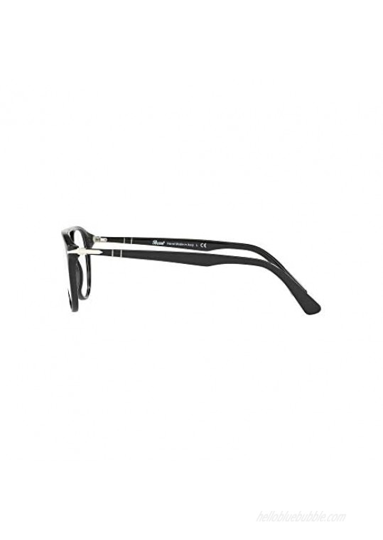 Persol PO3160V Pilot Prescription Eyeglass Frames Black/Demo 52 mm