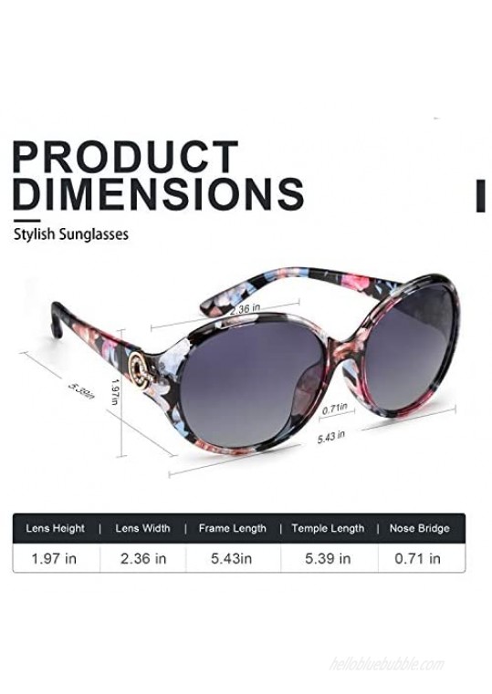 FIMILU Oversized Polarized Sunglasses for Women 100% UV400 Protection Fashion Retro Anti-Glare HD Ladies Eyewear