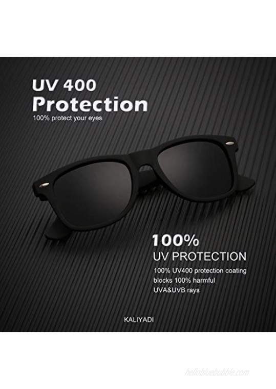 Polarized Sunglasses for Men and Women Semi-Rimless Frame Driving Sun glasses 100% UV Blocking