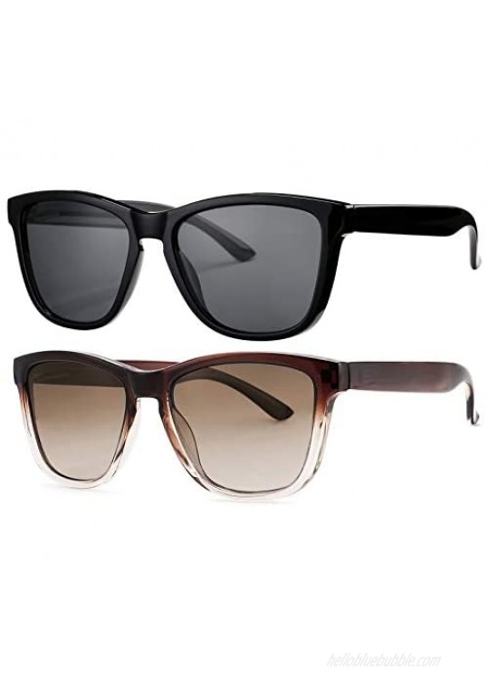 Polarized Sunglasses for Women Men Lightweight Square Glasses UV Protection