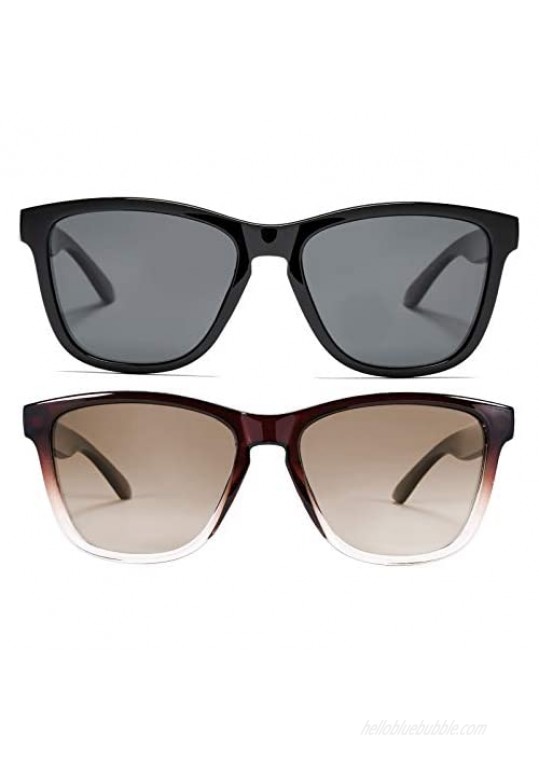 Polarized Sunglasses for Women Men Lightweight Square Glasses UV Protection