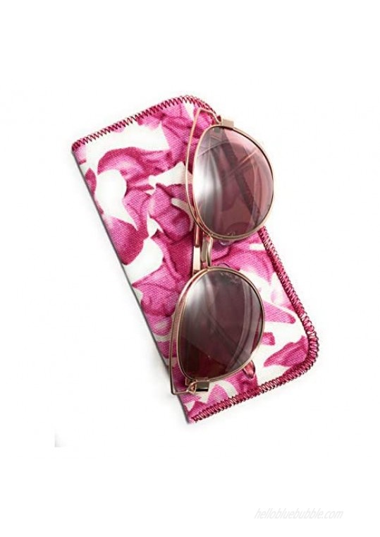 3 Pack Soft Eyeglass Slip in Cases for Women & Men In A Variety of Colors & Patterns