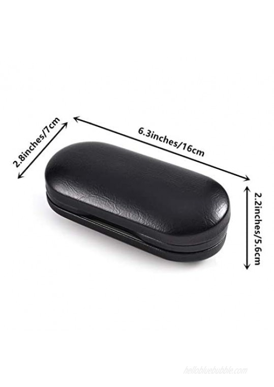Contact Lens Case - [2 in 1] Double Sided Portable Glasses Case - Tweezers and Applicator Included - Perfect for Home Travel
