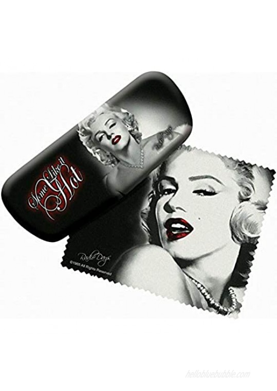 Marilyn Monroe Hard Eyeglass Case and Cleaning Cloth