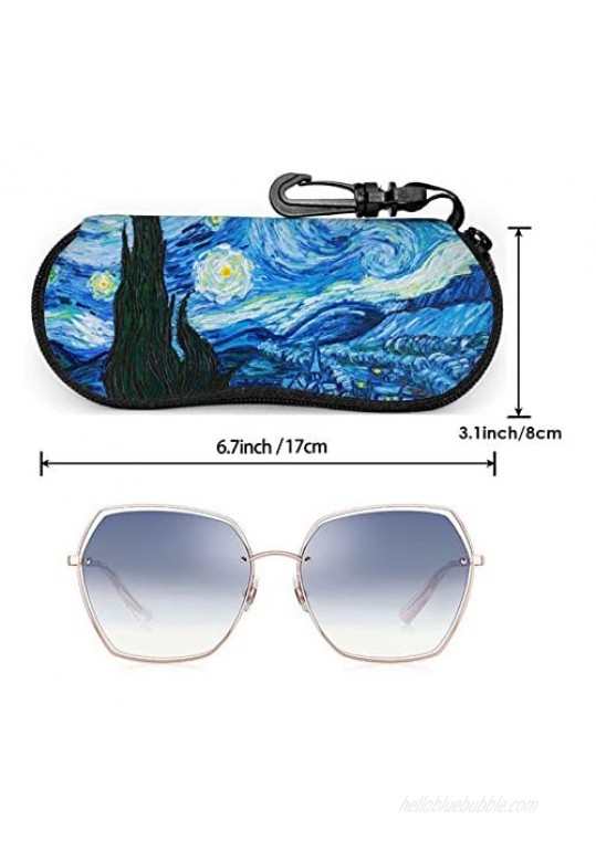 Sunglasses Soft Case Ultra Light Portable Eyeglass Case with Zipper Eyeglasses Case for Women & Men