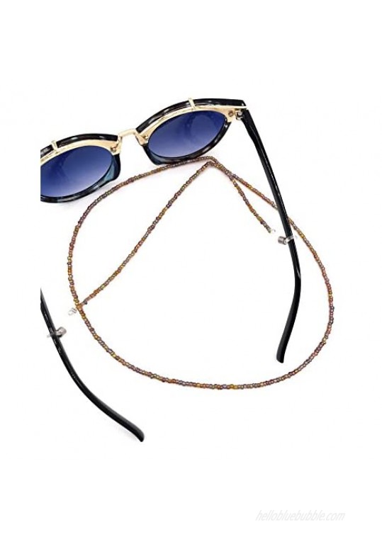 12 pcs Beaded Eyeglass Chain Sunglass Holder Strap Neckstrap Cord Lanyard Rope Necklace