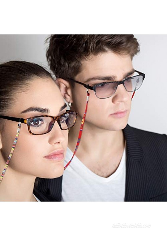 8 Pieces Eyeglass Holder Strap Eyeglass Chain Eyeglass Cord Lanyard for Women Men