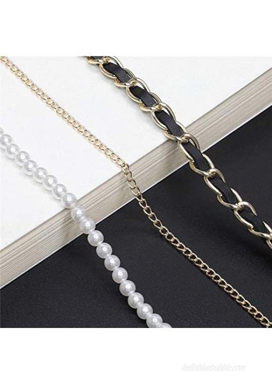 CosTimo 3in1 Women Glasses Chain Sunglass Mask Eyeglass Chains For Women