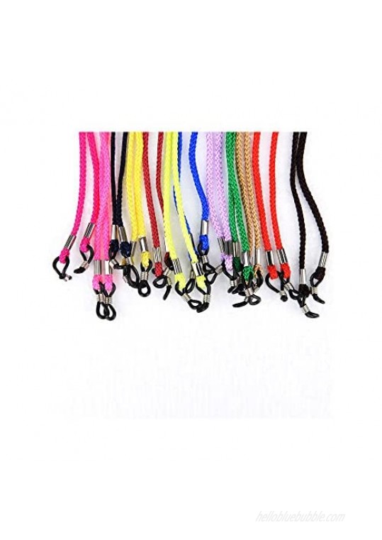 eBoot 12 Pieces Eyeglass Cord Glasses Strap Eyewear Retainer with Glasses Cloth