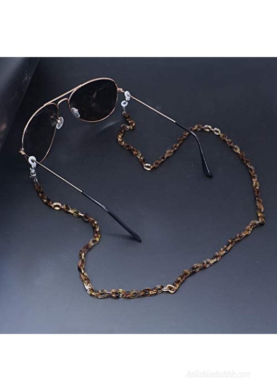 Eyeglass Chain Sunglass Chain for Women Men Acrylic Mask Lanyard Chain Face Mask Chain for Adults