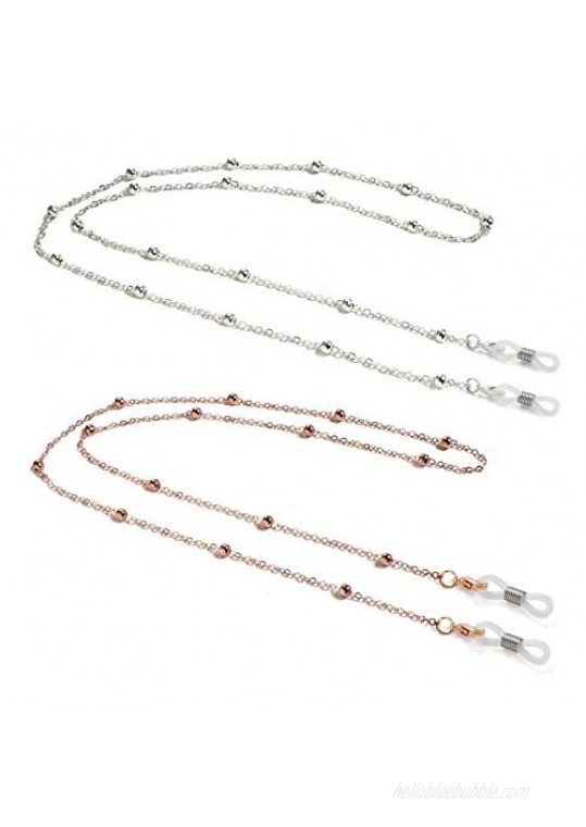 Eyeglass Chains for Women Premium Beaded Eyeglass Necklace Chain Cord Eye Glasses String Holder