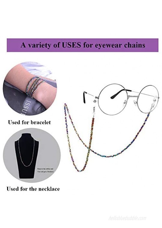KAI Top Eyeglass Chain Sunglasses Chain Fashion Glass Bead Mask Lanyard Chain Face Mask Chain for Women Men