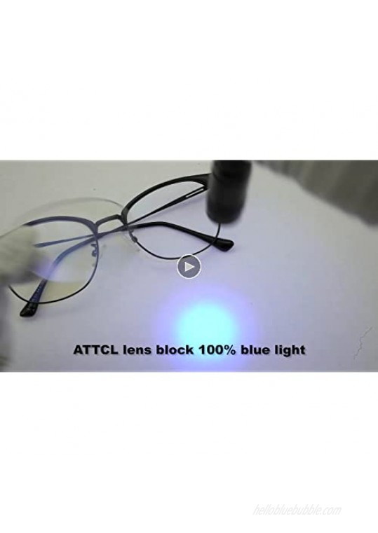 ATTCL Unisex Blue Light Blocking Glasses Eyeglasses Frame Anti Blue Ray Computer Game Glasses
