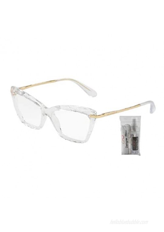 Dolce & Gabbana DG5025 Cat Eye Eyeglasses For Women+FREE Complimentary Eyewear Care Kit