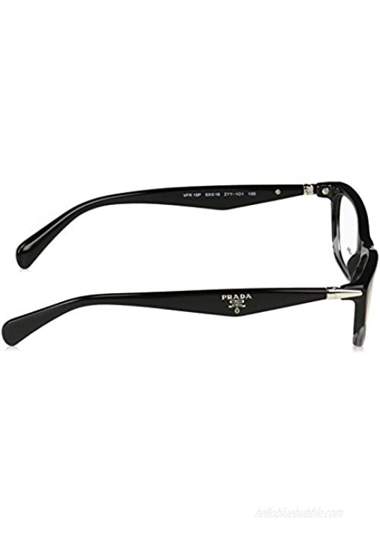 Prada PR15PV ZYY/1O1 Eyeglasses Black Gradient Transparent 53mm