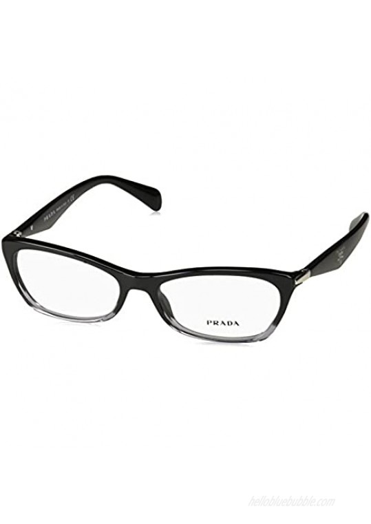 Prada PR15PV ZYY/1O1 Eyeglasses  Black Gradient Transparent  53mm