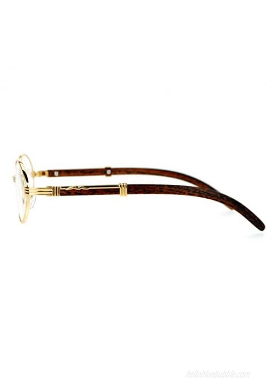 SA106 Art Nouveau Vintage Style Oval Metal Frame Eye Glasses