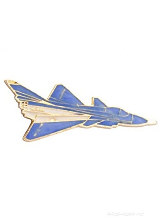 Knighthood Fighter Jet Aircraft Lapel Pin Badge Coat Suit Jacket Wedding Gift Party Shirt Collar Accessories Brooch