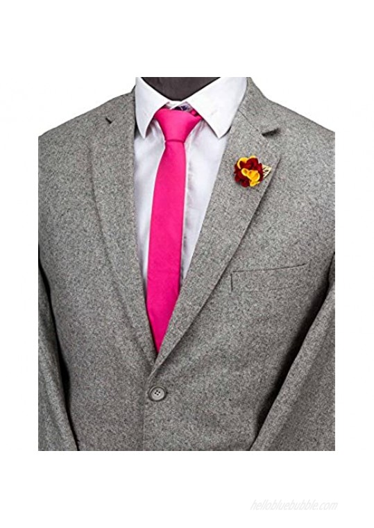 Knighthood Multicoloured Flower Lapel Pin Badge Coat Suit Wedding Gift Party Shirt Collar Accessories Brooch for Men