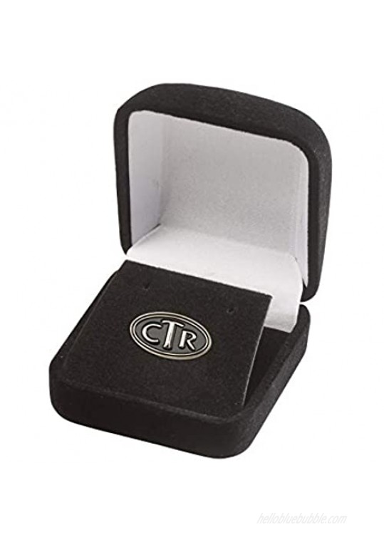 Cherished Moments LDS Tie Tack (Silver Tone)