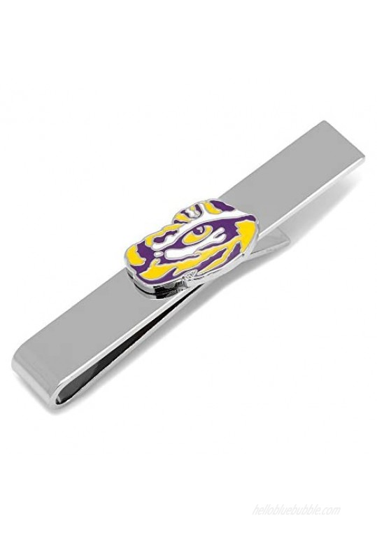 NCAA LSU Tiger's Eye Tie Bar  Officially Licensed