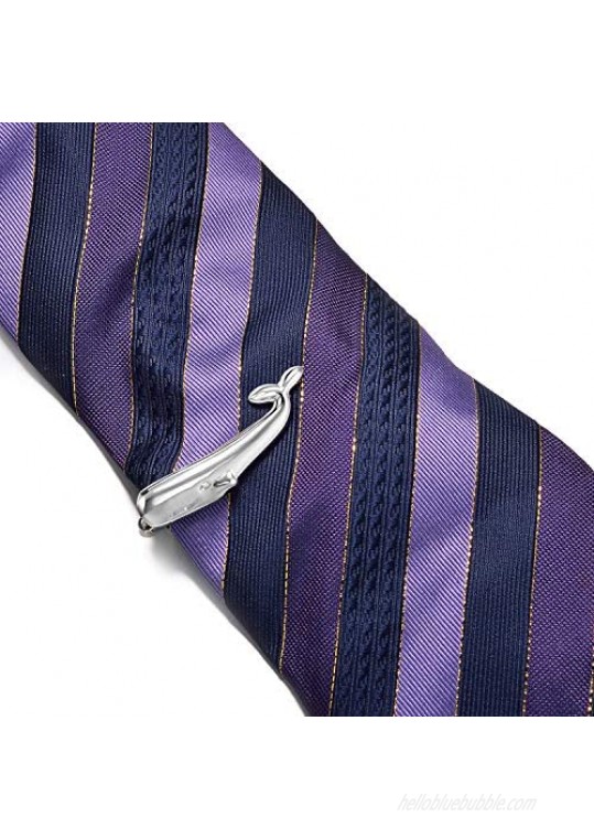 Yoursfs Shark Tie Clip for Men Boys Tie Pin Accessories Novelty Tie Bars Great Gift for Man