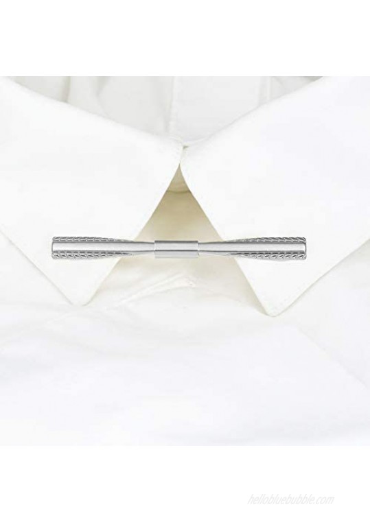 YYBONNIE Collar Clips Necktie Tie Clips Collar Bar Shirt Collar Stay Tie Pins Cravat Clip Jewelry Accessories for Men