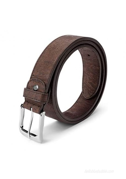 Corkor Vegan Belt for Men | Dress Durable Non-Leather Cork | 35mm Wide