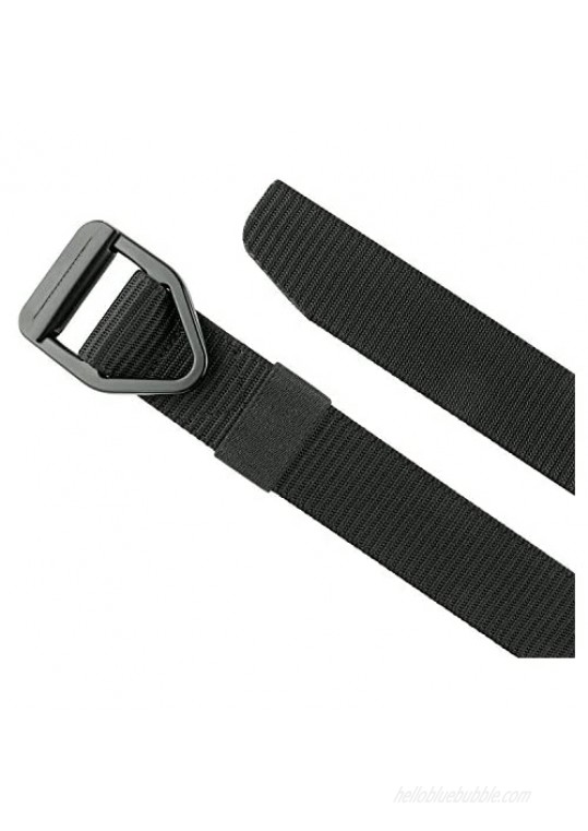 JASGOOD Tactical Heavy Duty Reinforced Nylon Belt for Men Adjustable Military Webbing Belt Strap with Metal Buckle