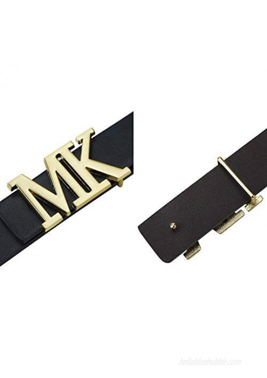 Maikun Mens Dress Leather Belt Plaque Buckle 35mm Width For Father's Day