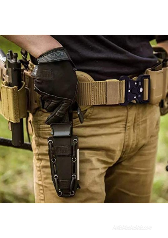 Tactical belt Durable nylon belt with quick release metal buckle 1.5 x 4 ft.