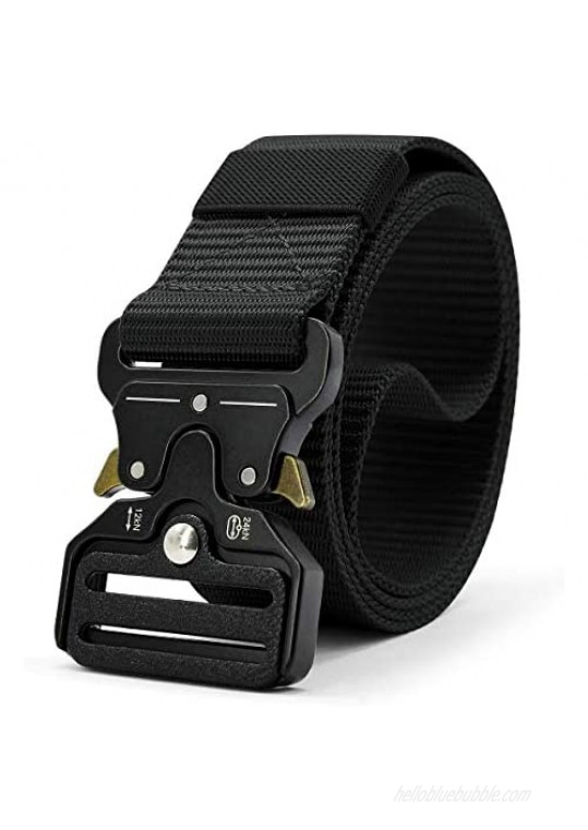 Tactical belt  Durable nylon belt with quick release metal buckle  1.5" x 4 ft.