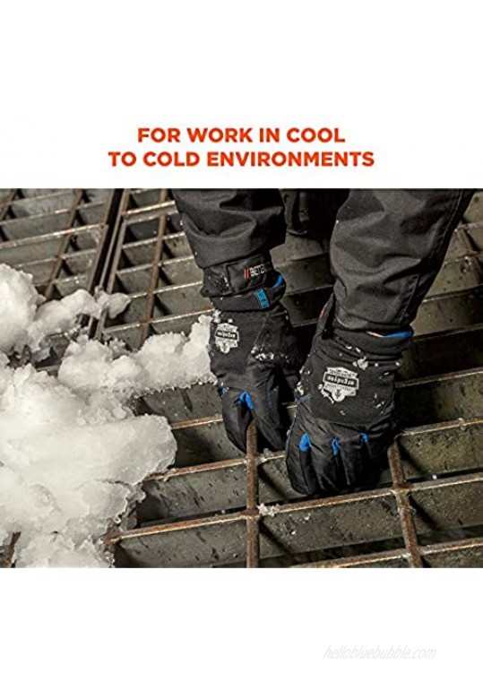 Ergodyne ProFlex 814 Thermal Winter Work Gloves Touchscreen Capable Black Large